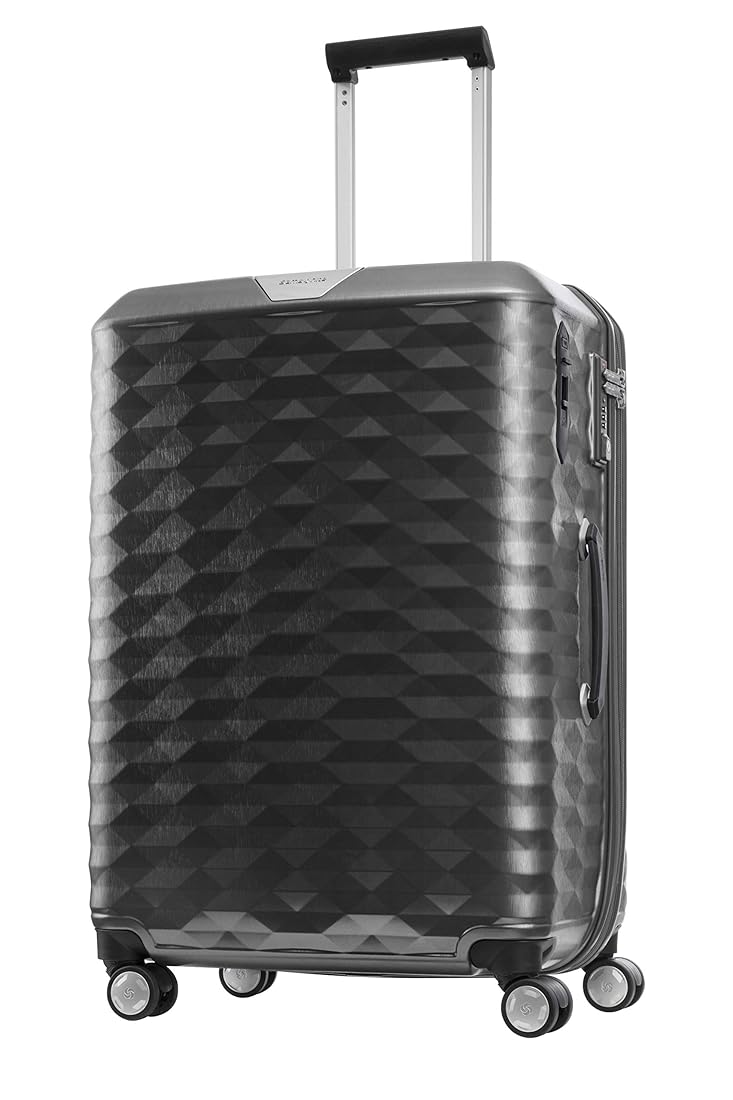 サムソナイト(polygon)ダークグレー Samsonite Polygon Polycarbonate 69 cms Dark Grey Hardsided