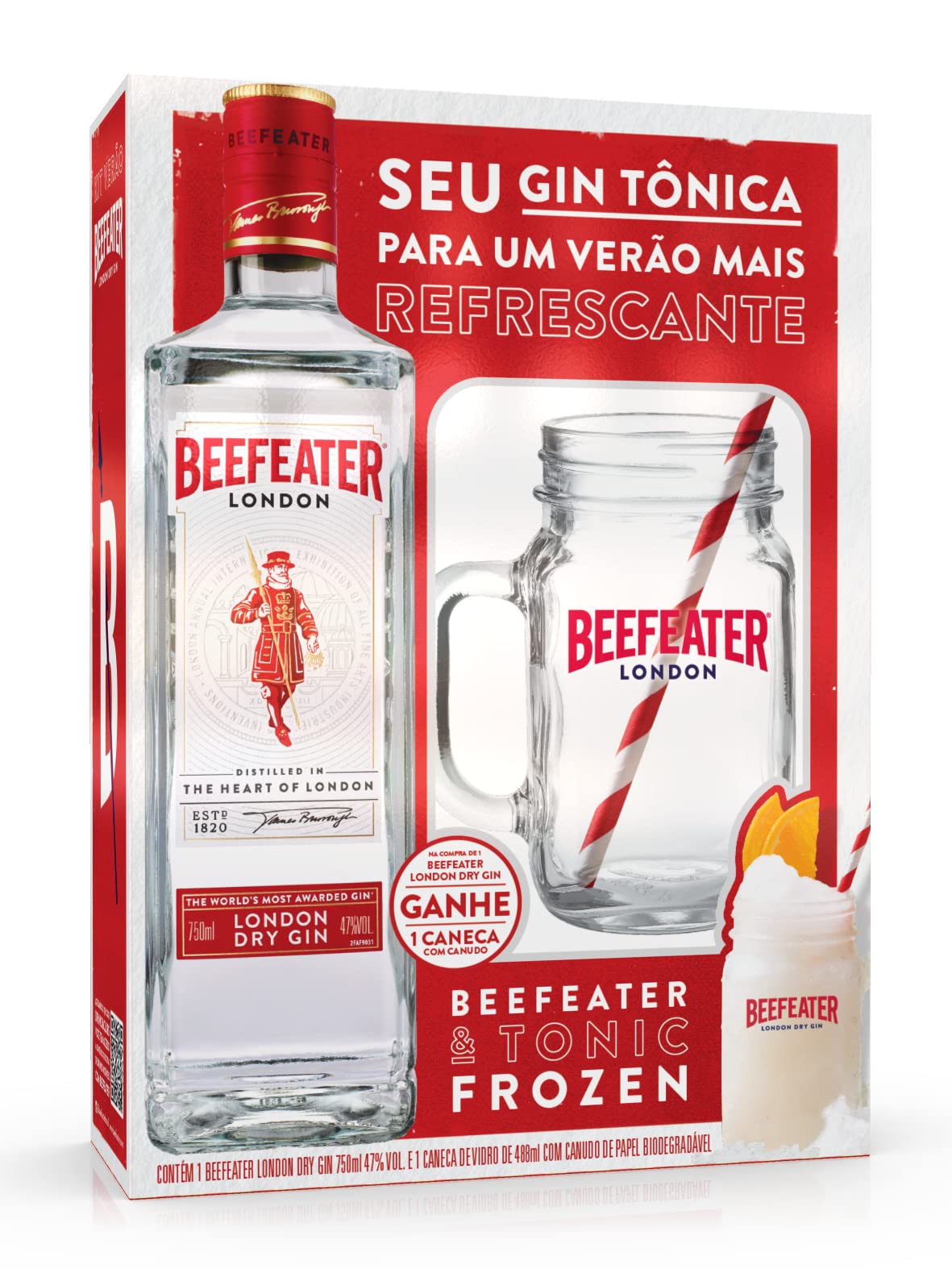 Beefeater Dry c/Caneca : Amazon.com.br: Cozinha