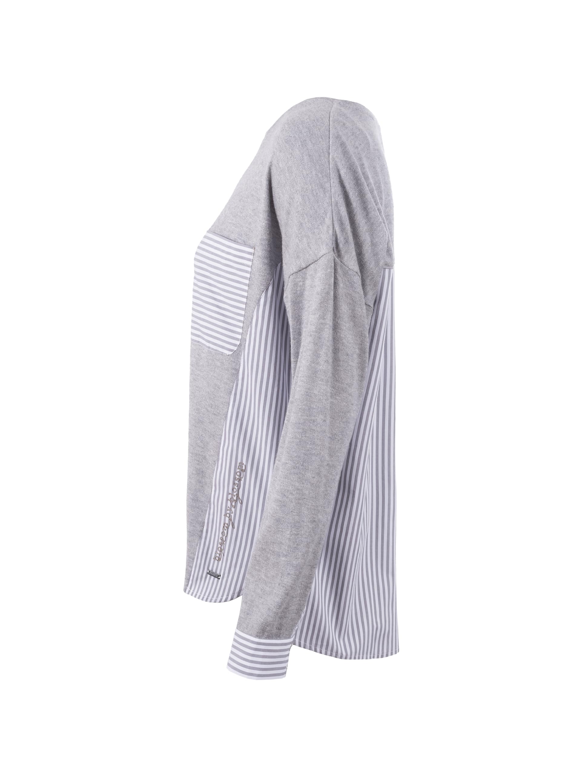 s'questo Maglia 1/1 Maglione Righe Borsa Grigio Soquesto Collezione Good Vibes