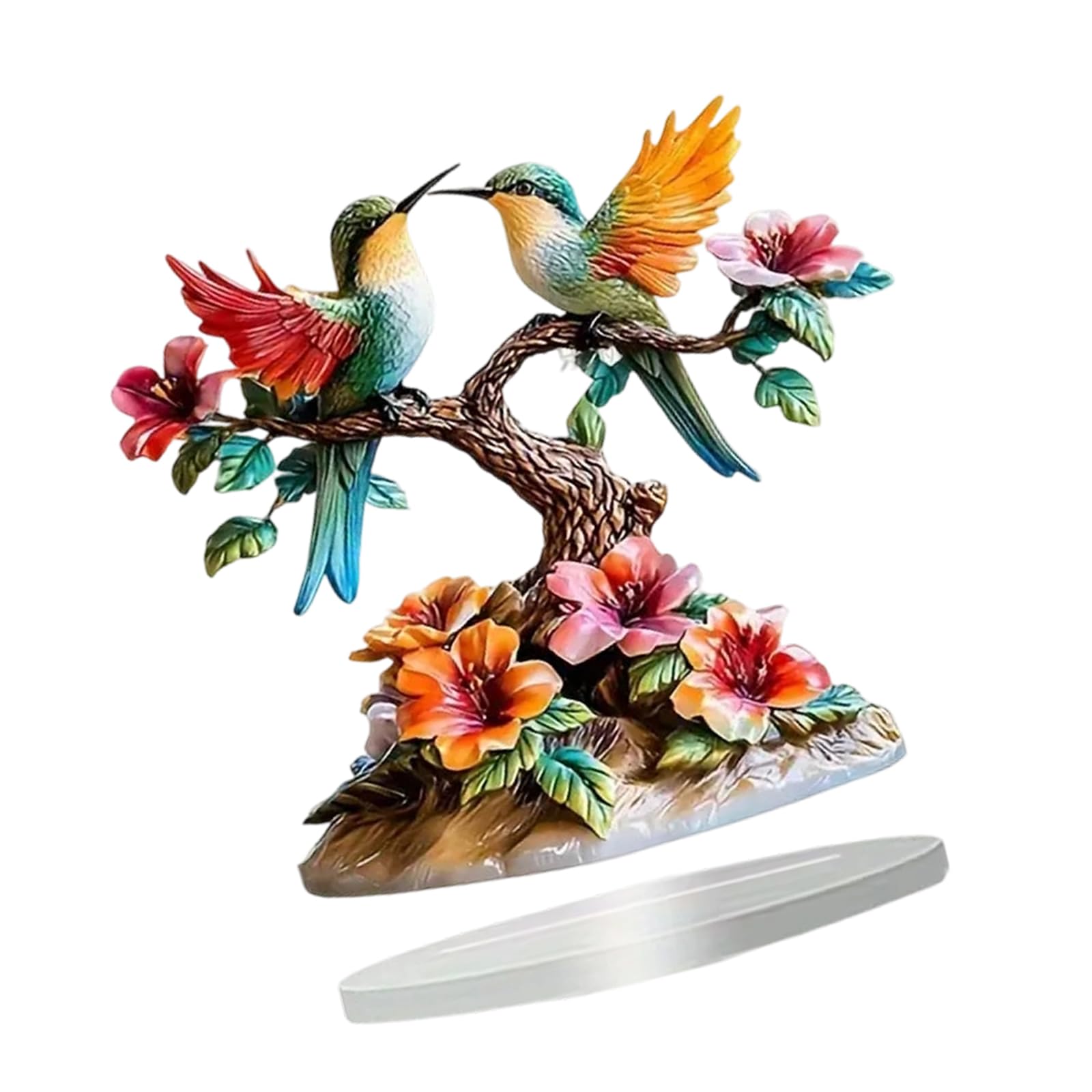 Limtula Branch Bird Statue Figurine Animal Sculpture Home Decors Tabletop Centerpieces Collectible Decorative Figurine Animal Figurines Sculptures