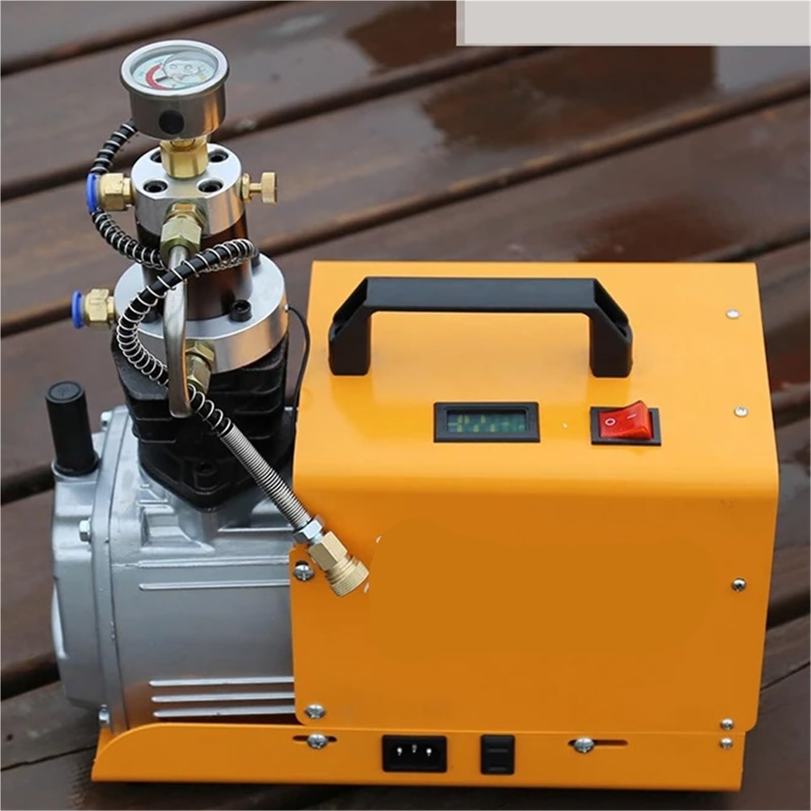 Części hydrauliczne Kompresor powietrza PCP 4500 Psi 300 Bar 30 MPA Elektryczna pompa wysokociśnieniowa do pneumatycznego pistoletu PCP, wiatrówki, inflatora do nurkowania Pompa zębata hydrauliczna