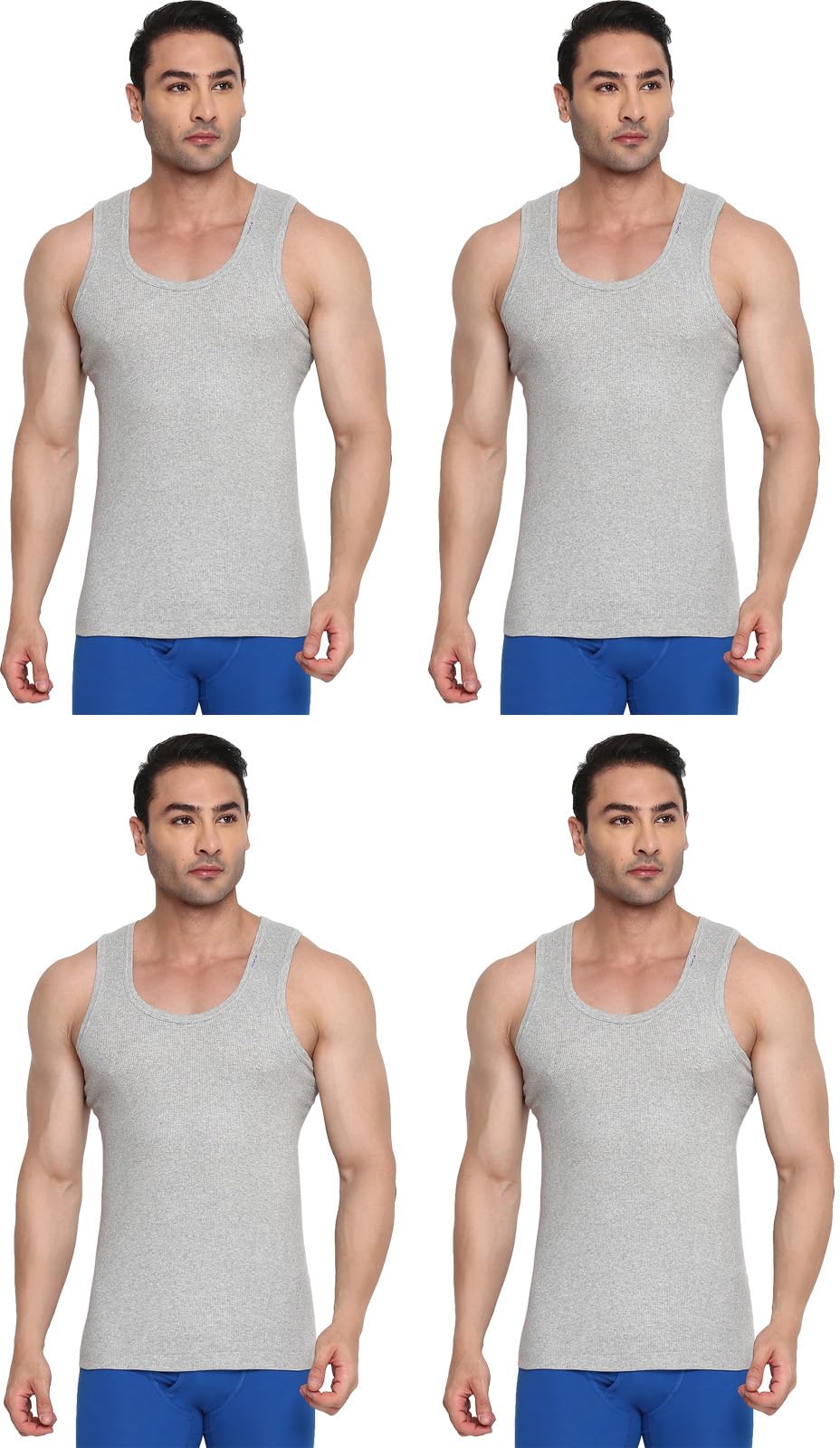 Men's Striped Regular Fit Vest-image-30