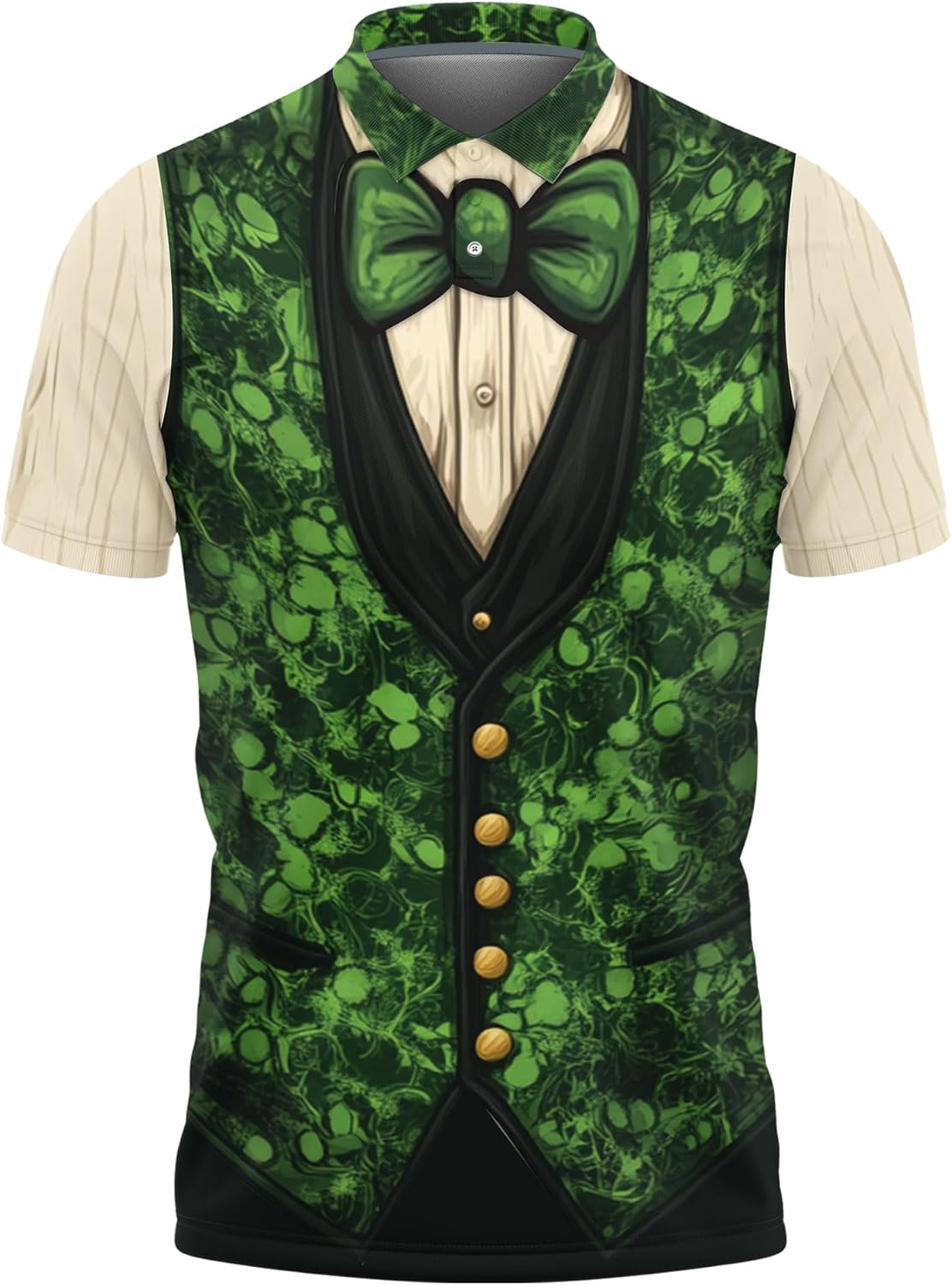 Irish Festival Polo Shirts for Men - Patrick Short Sleeve Regular Fit Polo Shirts for Men Women Series 41