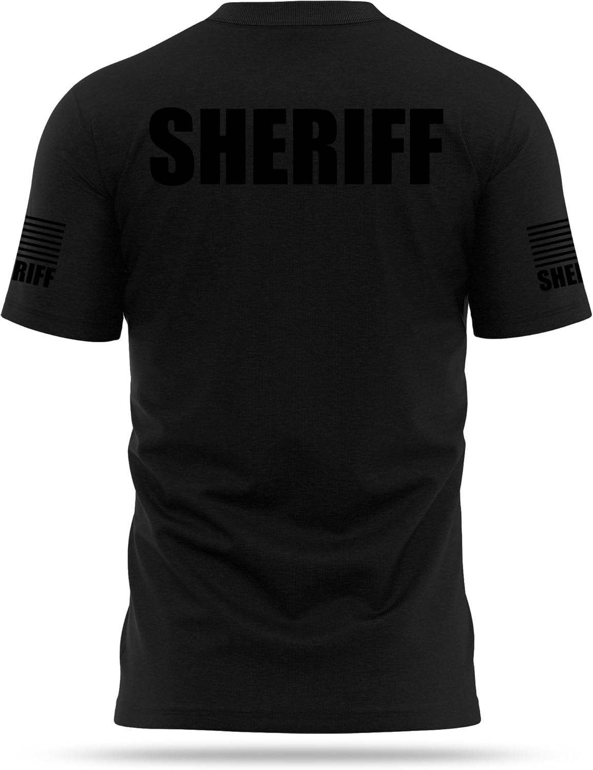 Sheriff Cotton Blend Shirt - USA Patriotic Durable Tee - Soft Comfort. Perfect for on Duty - Image 3