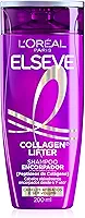 L'Oréal Paris Elseve Collagen Lifter Shampoo Encorpador para Cabelos Finos e Sem Volume, Reconstrói Massa Capilar e Amplifica Volume com Colágeno Vegetal 200ml