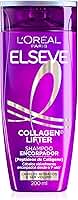 L'Oréal Paris Elseve Collagen Lifter Shampoo Encorpador para Cabelos Finos e Sem Volume, Reconstrói Massa Capilar e Amplifica Volume com Colágeno Vegetal 200ml