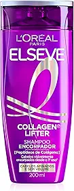 L'Oréal Paris Elseve Collagen Lifter Shampoo Encorpador para Cabelos Finos e Sem Volume, Reconstrói Massa Capilar e Amplifica Volume com Colágeno Vegetal 200ml