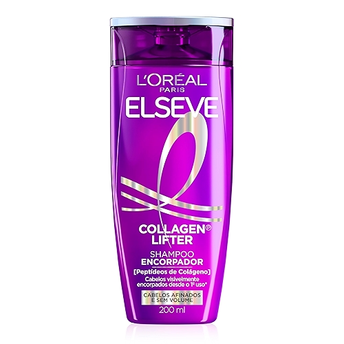 L'Oréal Paris Elseve Collagen Lifter Shampoo Encorpador para Cabelos Finos e Sem Volume, R...