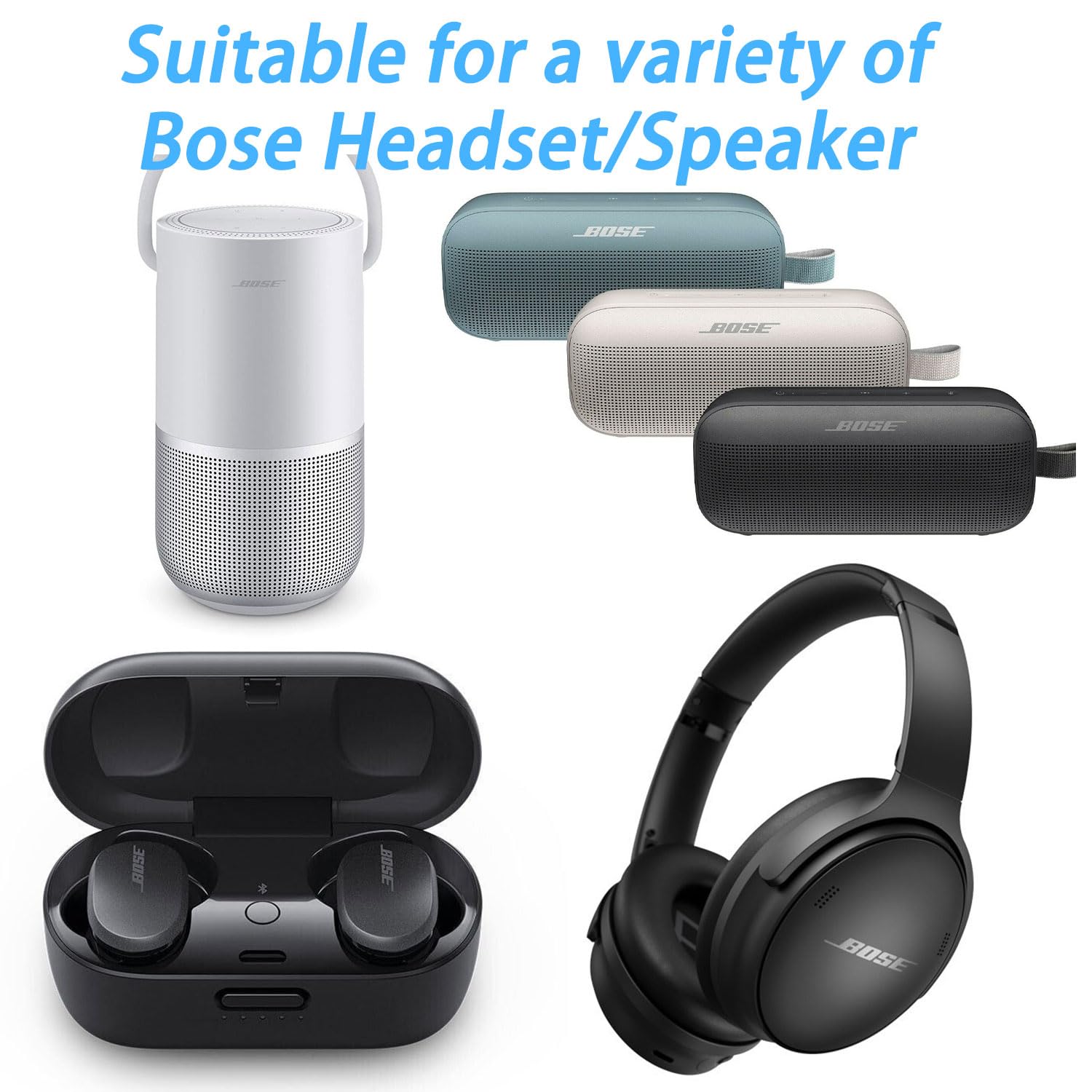 Amazon.co.jp: USB C Bose充電ケーブルコード。Boseヘッドフォン700