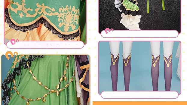 Amazon.co.jp: [CNMHG] コスプレ衣装＋ウィッグ＋靴 耳 しっぽ付き