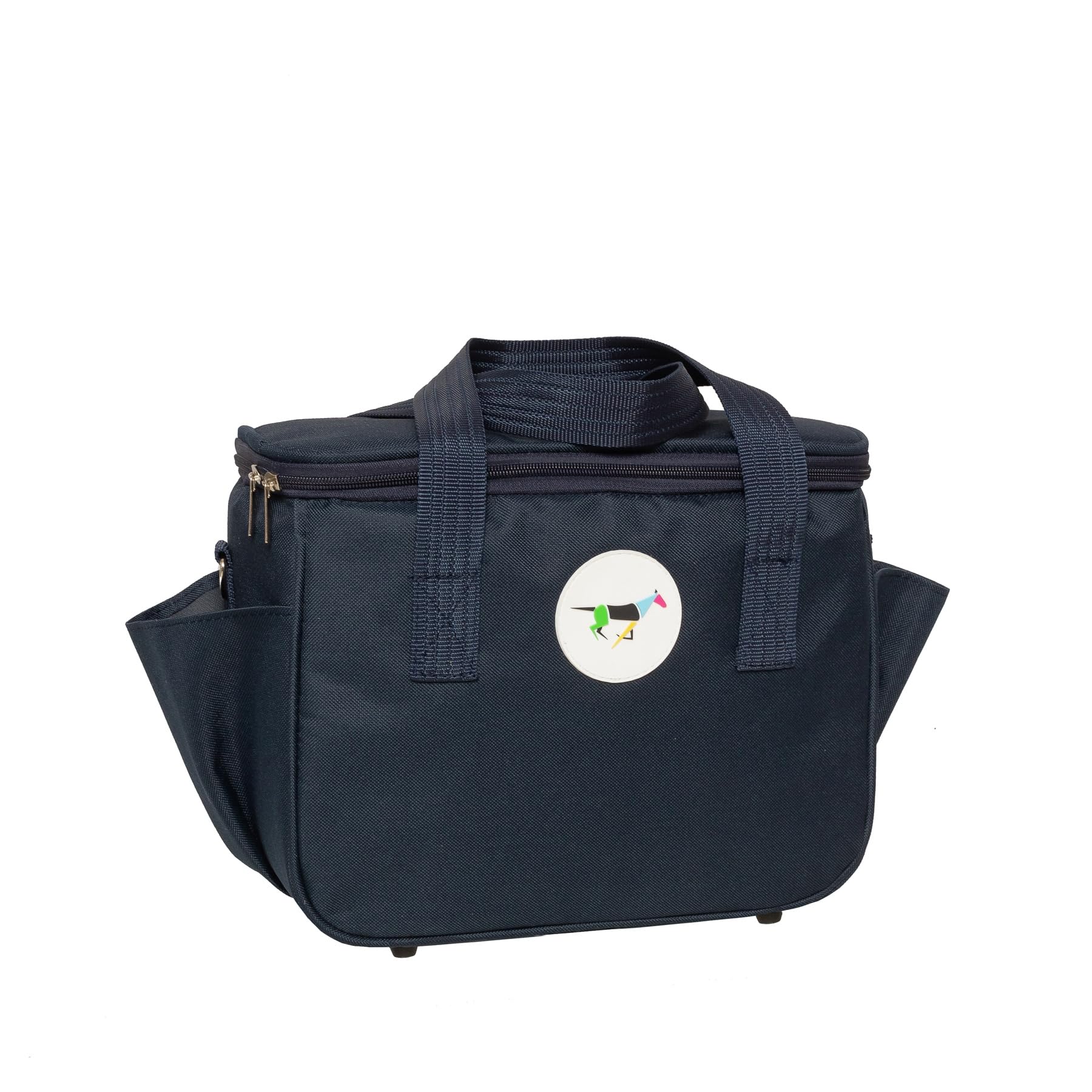 Sac de pansage pour cheval, sac pour brosses et accessoires Dream (bleu marine)