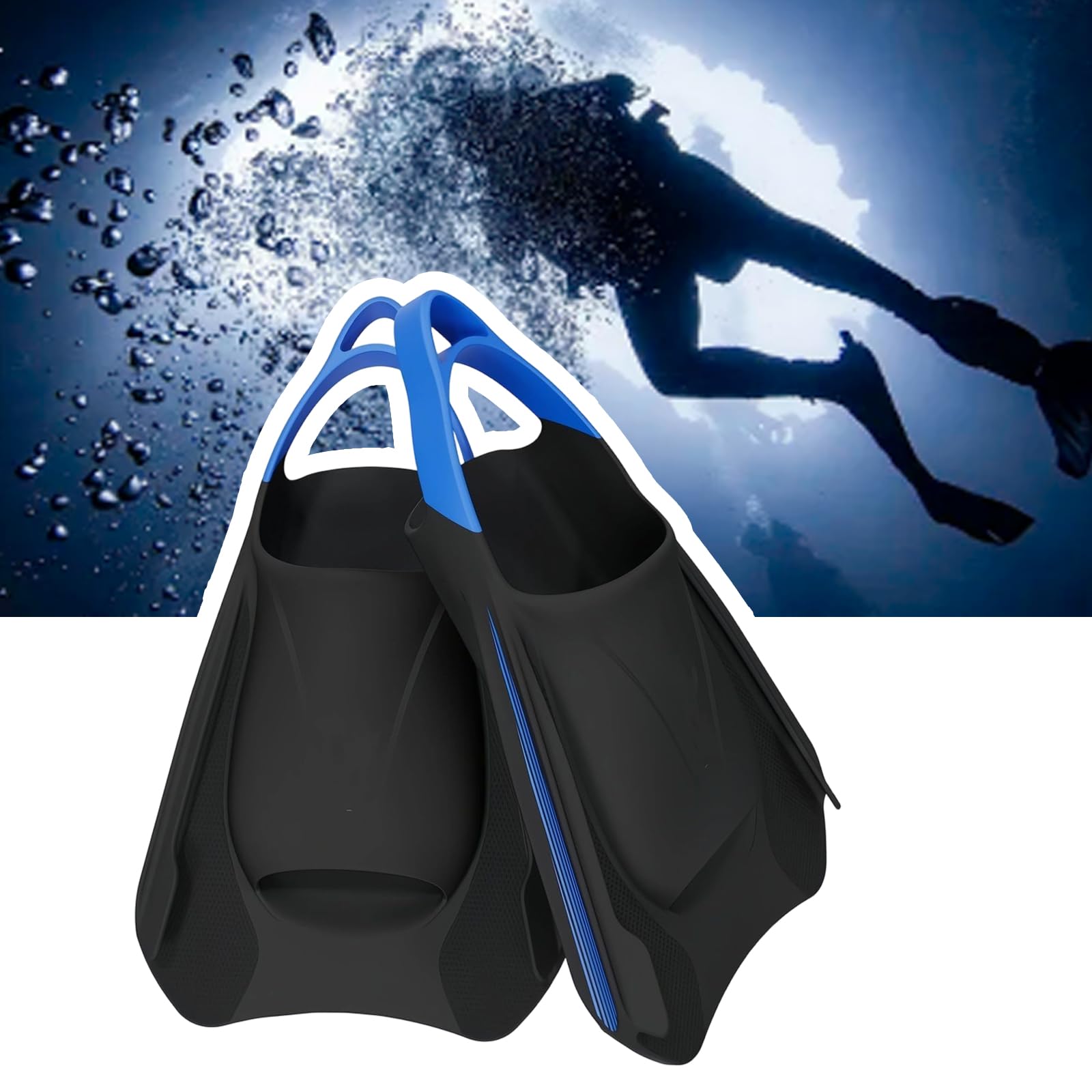 FOLODA Pinne per snorkeling per adulti e bambini | Pinna professionale flessibile per immersioni, attrezzatura assistente per nuoto subacqueo, acqua da spiaggia, allenamento