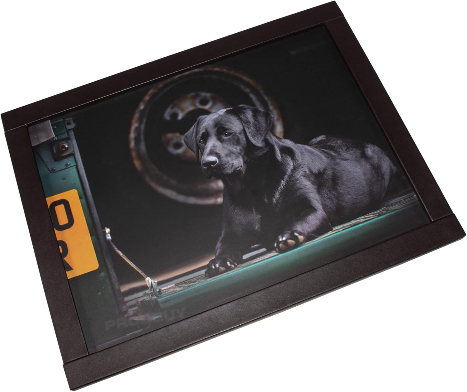 Black Labrador Cushioned Lap Tray Amazon.co.uk Home & Kitchen