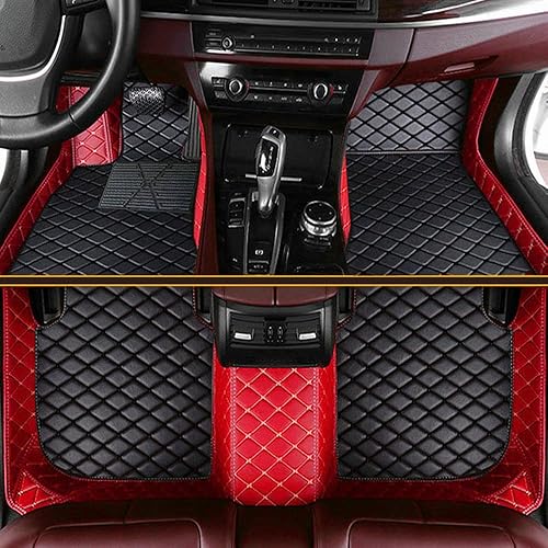 Miniatura 35 de Tapetes de automóvil para el 99 % de los sedán, SUV deportivos, protección para todo tipo de clima, tapetes de cuero impermeables