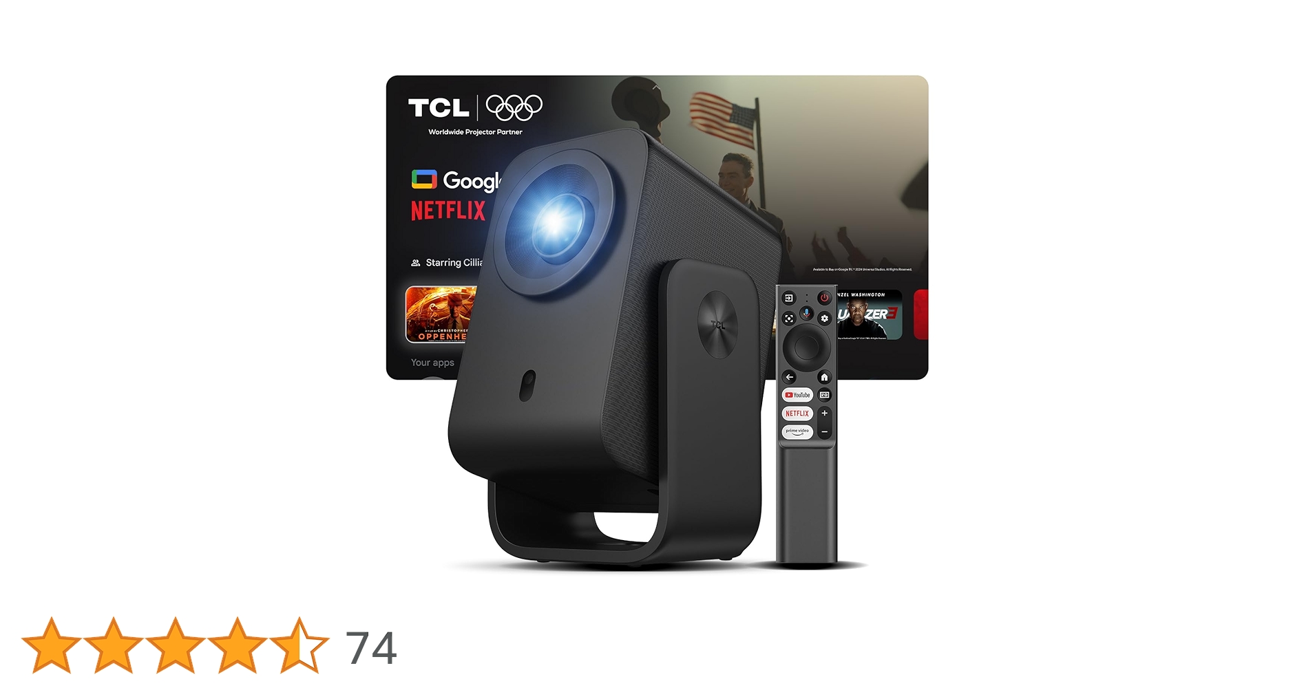 TCL C1 GTV ポータブルプロジェクター ネイティブ1080P対応 Amazon.co.jp: TCL C1 Google TV ポータブルプロジェクター ネイティブ