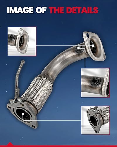 Miniatura 10 de KAX Convertidor catalítico de acero inoxidable compatible con Frontier 2005-2018, Pathfinder 4.0L 2005-2012, Xterra 4.0L 2005-2015 Reemplazar 16399,