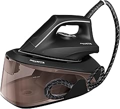Rowenta VR5120 Easy Steam Dampfbügelstation, 2400 Watt, 110 g/Min. variabler Dampf, 210 g/Min. extra Dampfstoß, schnellaufheizend, 1,4 L Wassertank, Antikalk-System, Eco-Modus, Zimt/Schwarz