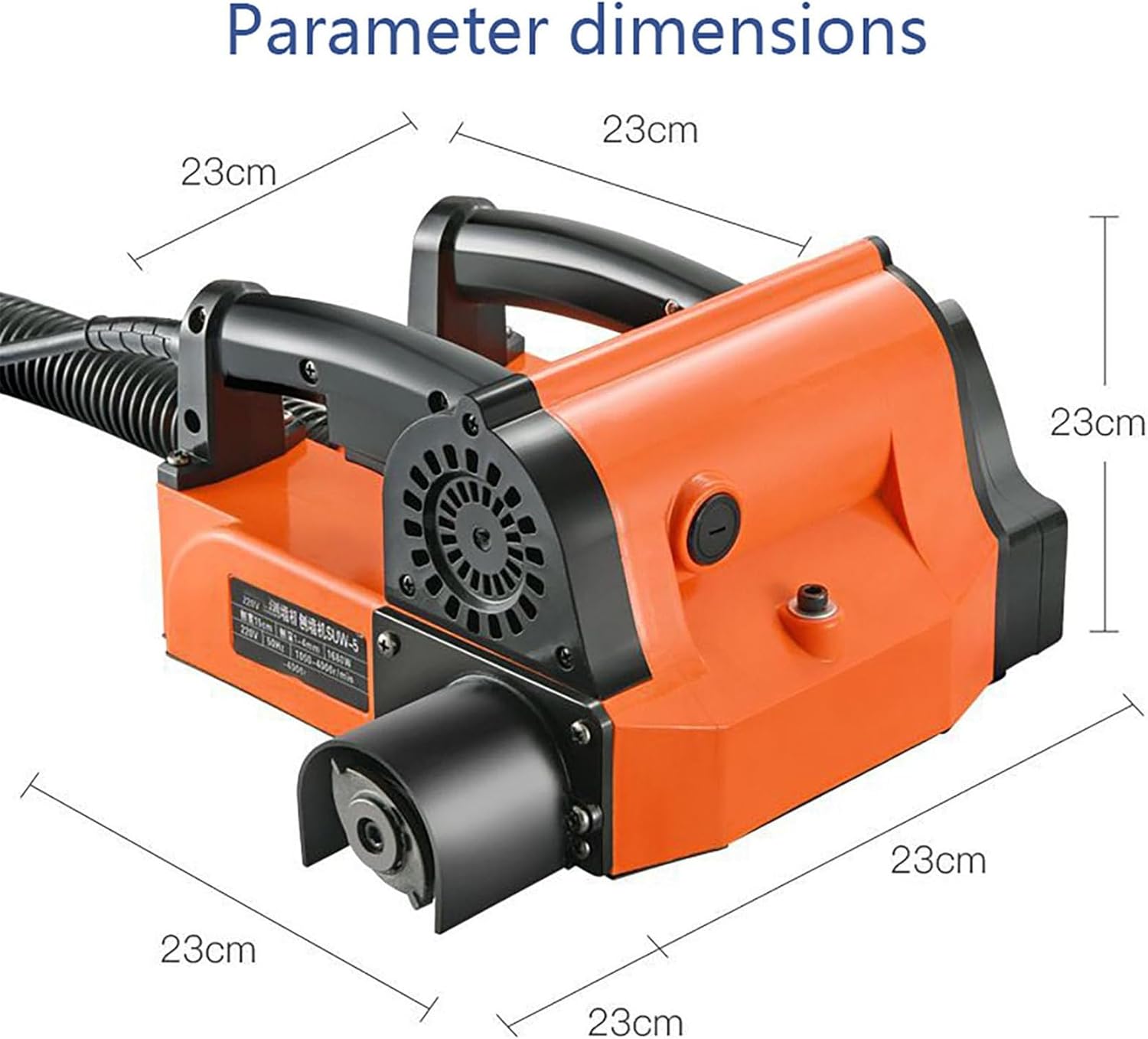 Wall Chaser Electric Wall Grooving Cutting Machine, Wall Groove Cutting Machine 150mm, 4mm Maximum Cutting Depth, Wall Slotting Machine, for Home Decoration