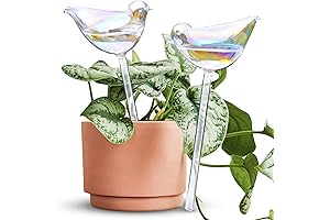 NiHome Glass Bird Watering Globes