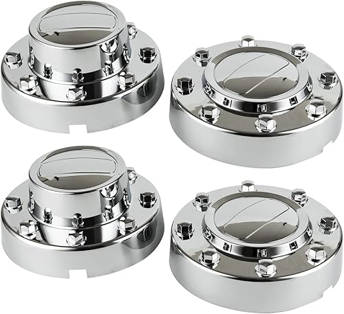 OKPARZ Repuesto para tapa central de rueda cromada Ram 3500 2011-2016 2 piezas delanteras + 2 piezas traseras de 1 tonelada doble rueda de aleación