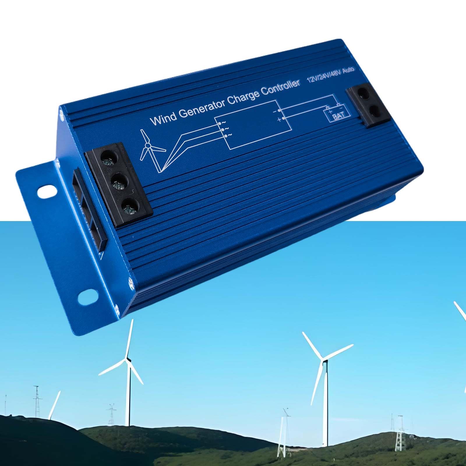 3000W Windkraftanlagen Windgenerator Boost Wind MPPT Laderegler 12V/24V/48V