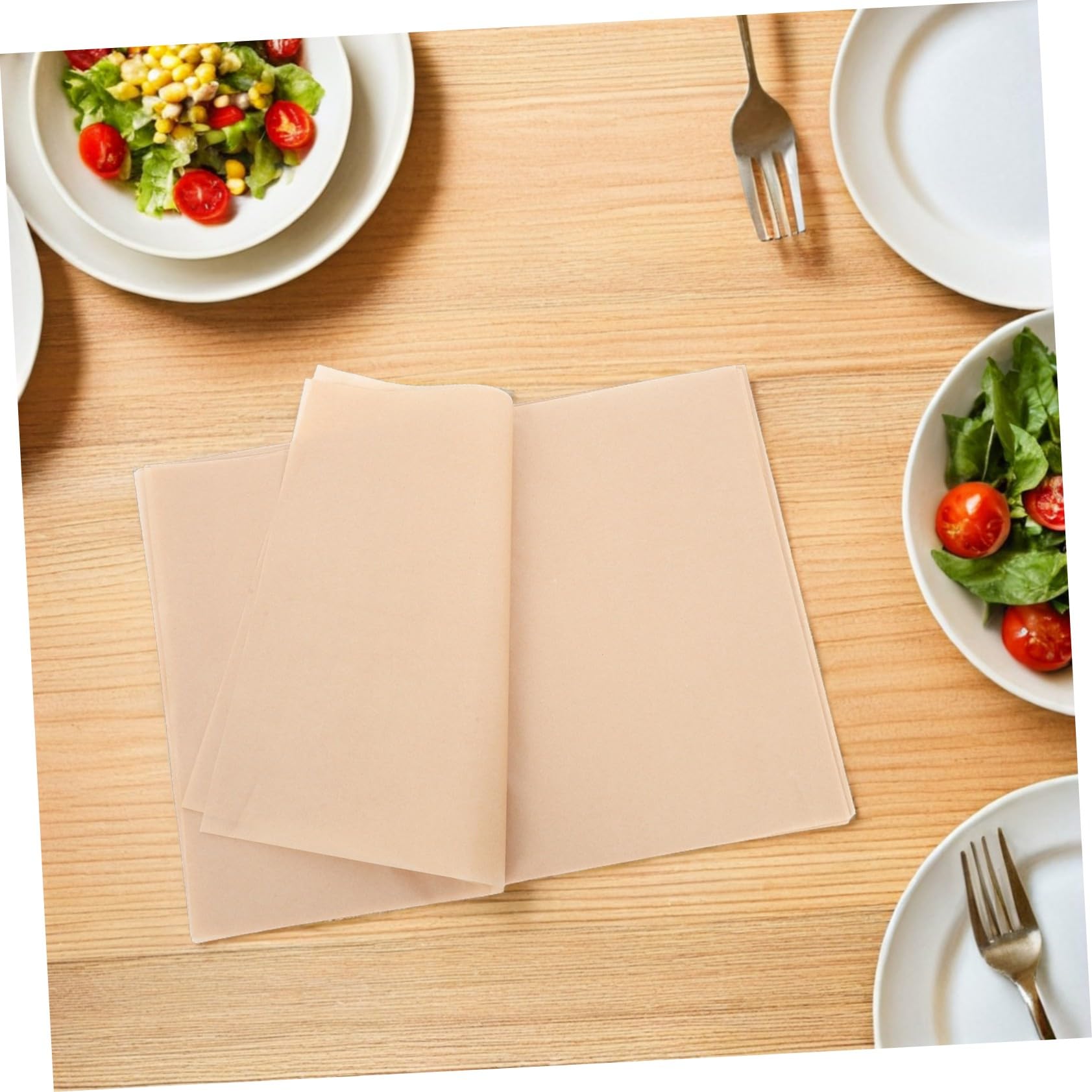 Carta da Forno Antiaderente Rettangolare 40x30 Cm, 100 Fogli