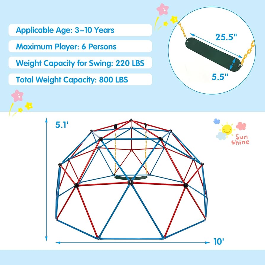 RIPEN Oni Dome2 オニドーム Amazon.com: Costzon Kids Climbing Dome with Slide, 8FT Kids