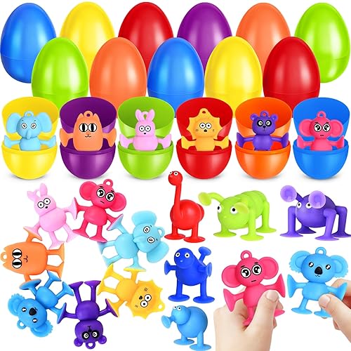 SpringFlower 24 Pack Filled Easter Eggs,Kids Easter Eggs Filled with