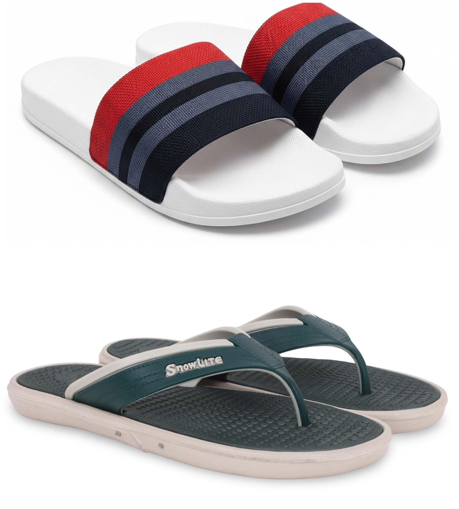pampy angel Slipper/Flip Flops/Slides/Clogs/Sandals for Men, Comfortable & Light Weight| Stylish & Anti-Skid | Casual Waterproof & Everyday Flip Flops for Men & Boys Combo Pack of 2-picture-30