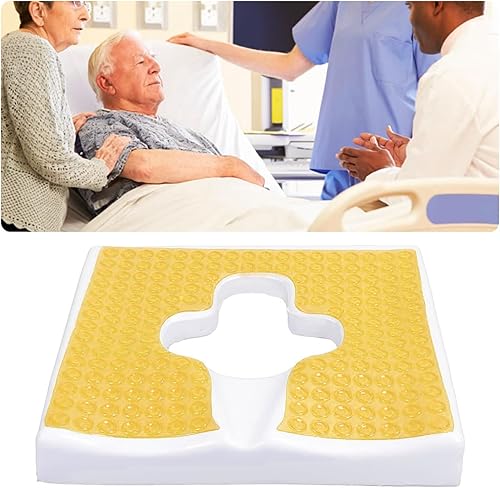 Cojín antiúlceras, impermeable, transpirable, cómodo, alivia el dolor y cuidado del dolor de presión, material de fibra cojín para dolor de cama