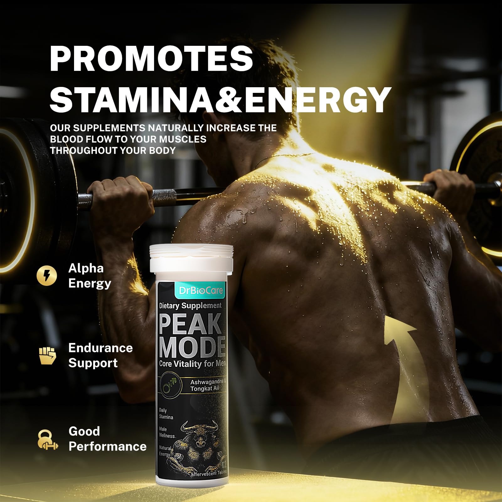 l-carnitine benefits for male bodybuilding Amazon.com: DrBioCare Peak Mode Effervescent Tablets and Living Collagen L- Carnitine Complex Supplement : Health & Household