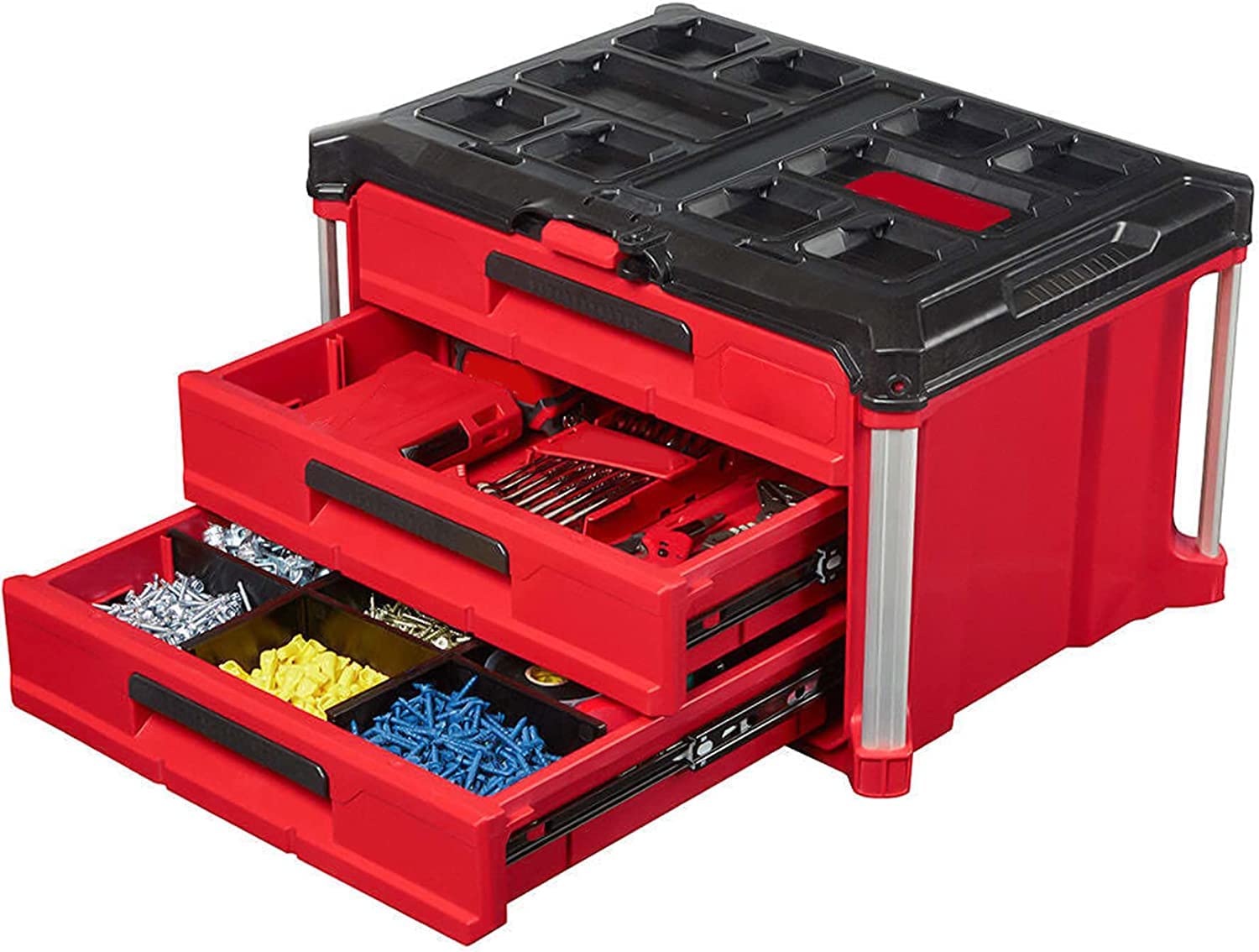 Amazon.co.jp: 48-22-8443 Milwaukee Tool Packout™ 3段引き出し