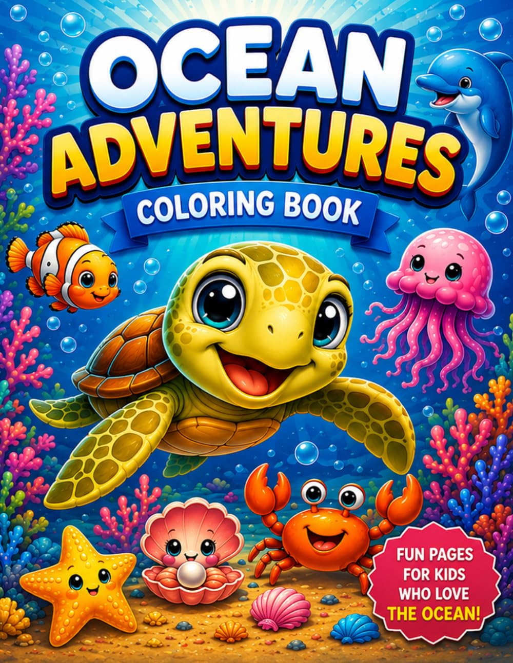 OCEAN ADVENTURES COLORING BOOK