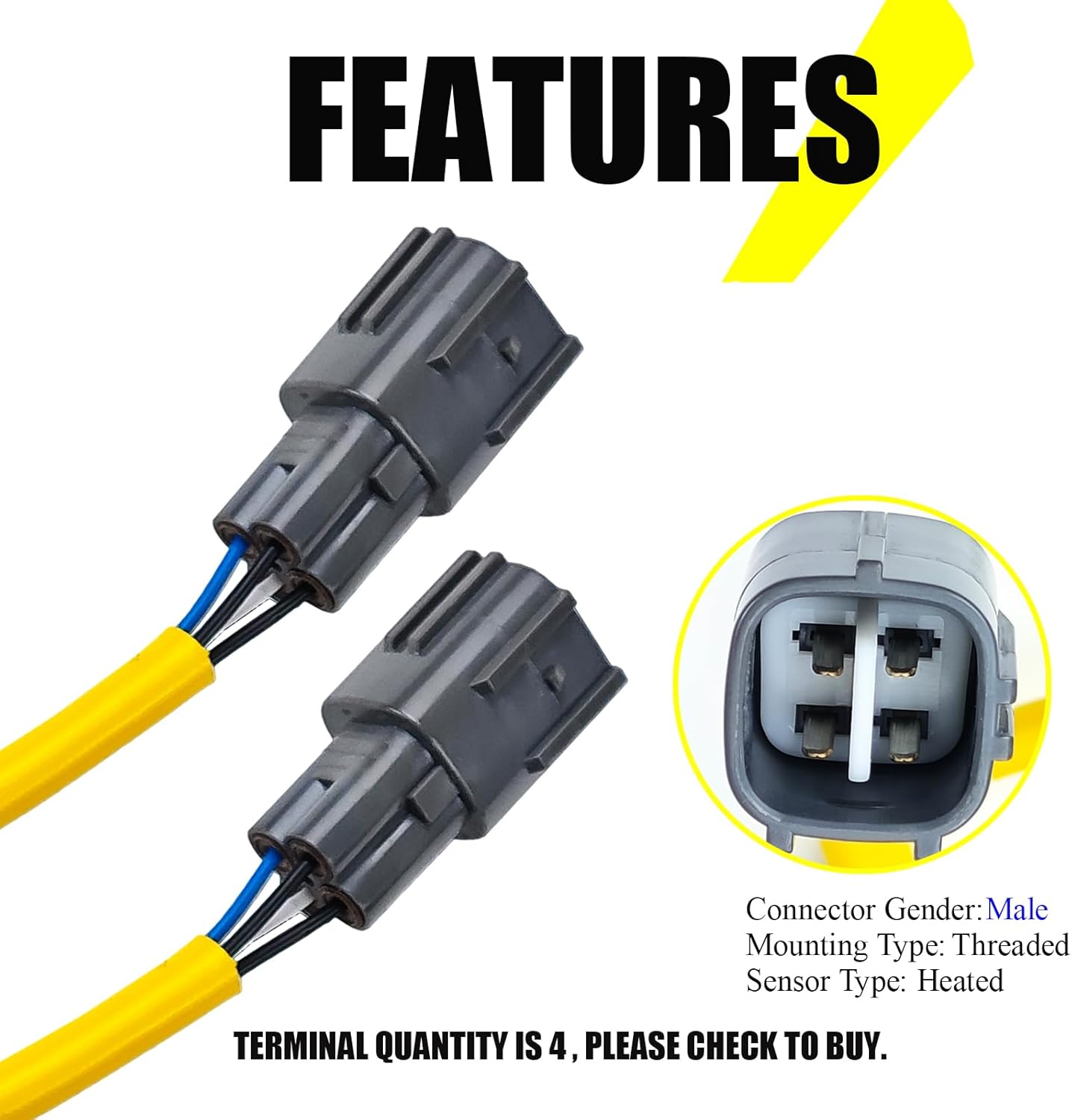 Upstream & Downstream Oxygen O2 Sensor Compatible with 2016-2020 Subaru Crosstrek 2013-2020 Forester 2012-2020 Impreza 2013-2019 Legacy 2013-2019 Outback 2013-2015 XV Crosstrek, 2.0L/2.5L 2PCS