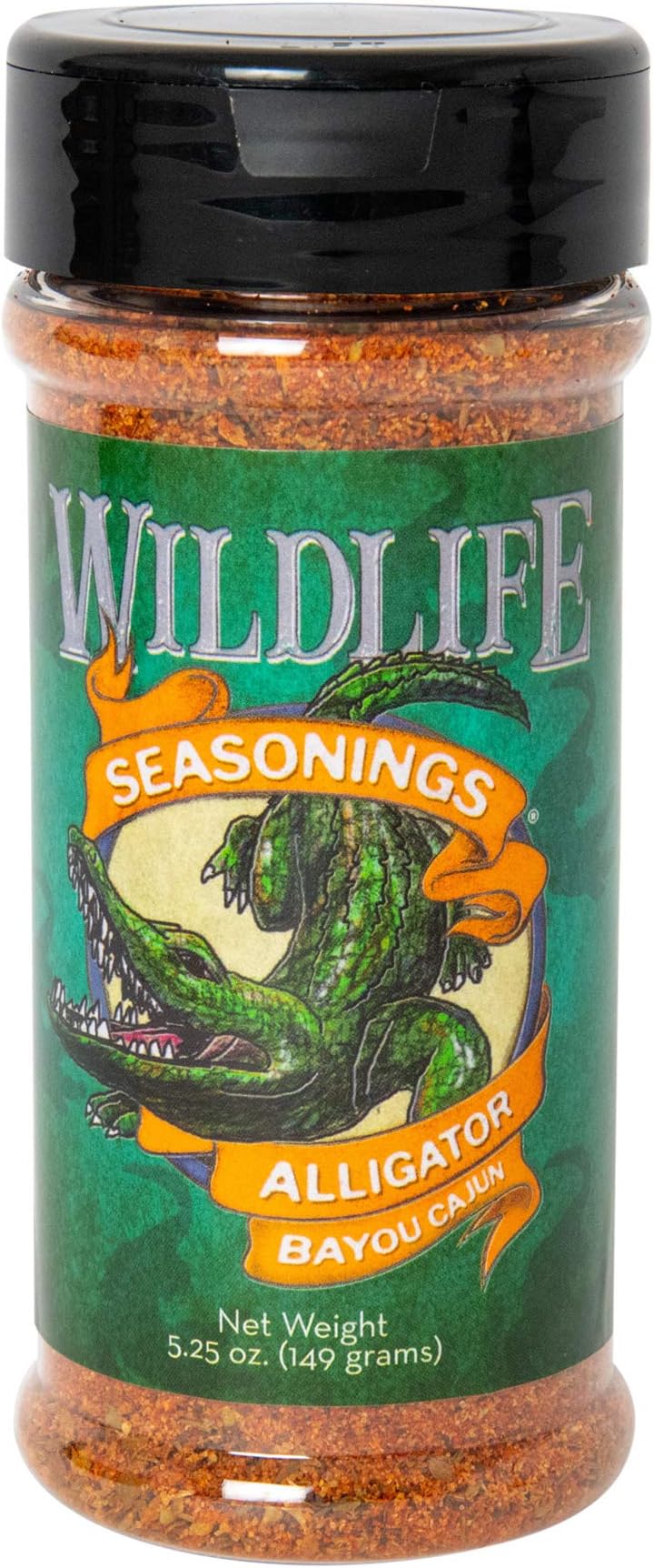 Wildlife Seasonings Alligator Bayou Cajun – Spicy Cajun Dry Rub for Chicken, Pork & Wild Game | Bold Southern Flavor | 5.25 oz