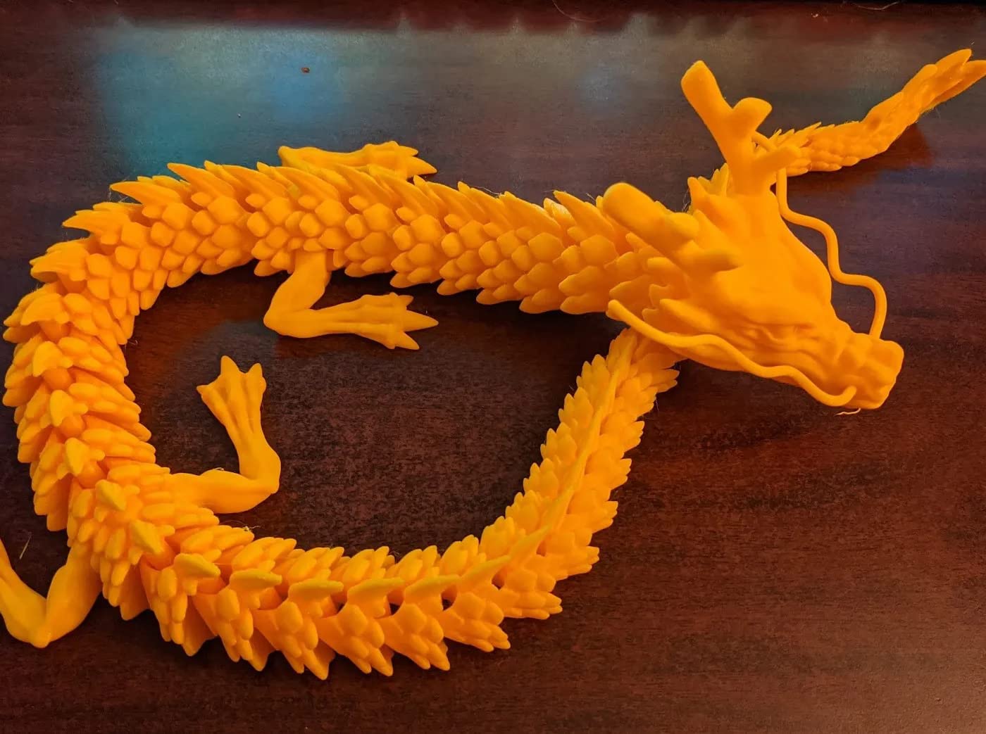 3Dreams4U 3D Printed Single Flexi Chinese Dragon/Home Decor/Display Toy (Orange) (B0B2F47HDW) Amazon Price History, Amazon Price Tracker
