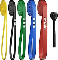 Vista 11 de Pull Up Bands, Resistance Bands, Pull Up Assistance Bands Set for Men & Women, Exercise Workout Bands for Working Out, Body Stretching, Physical