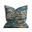 THE-TINOART Housse De Coussin Décorative Moderne Pour Canapé, Lit, Décoration D'intérieur - Doré Brillant - 45,7 X 45,7 Cm