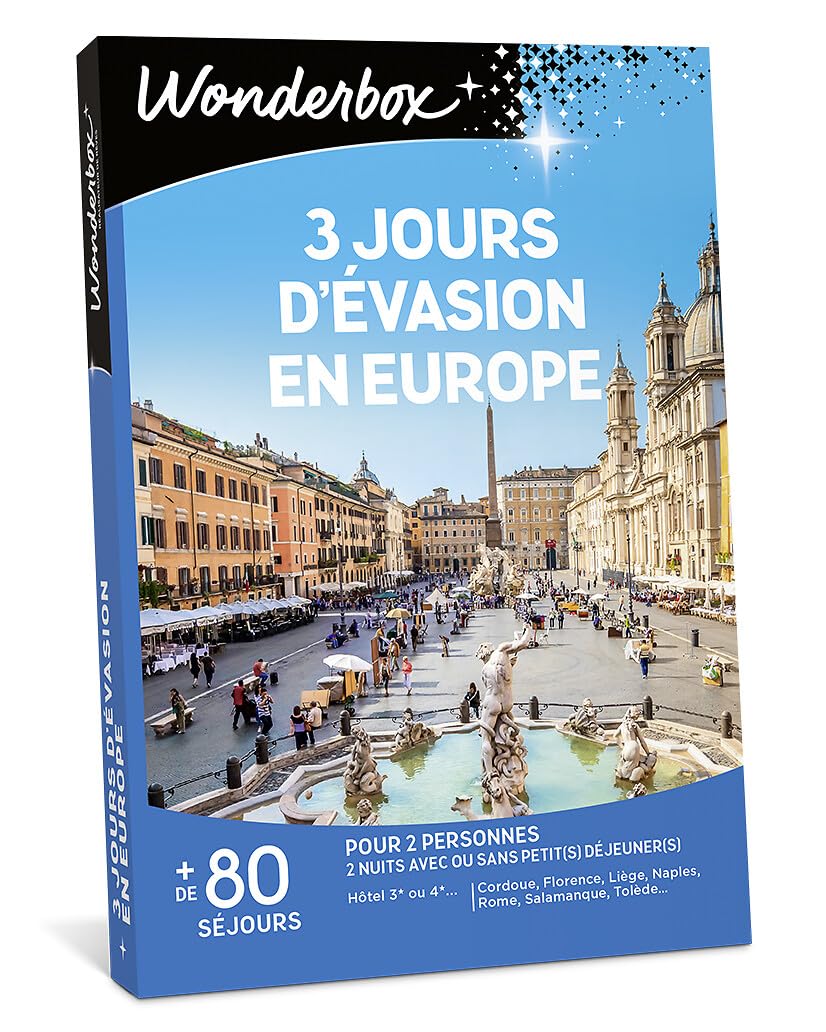 WONDERBOX - 3-Day European Getaway Gift Box for 2