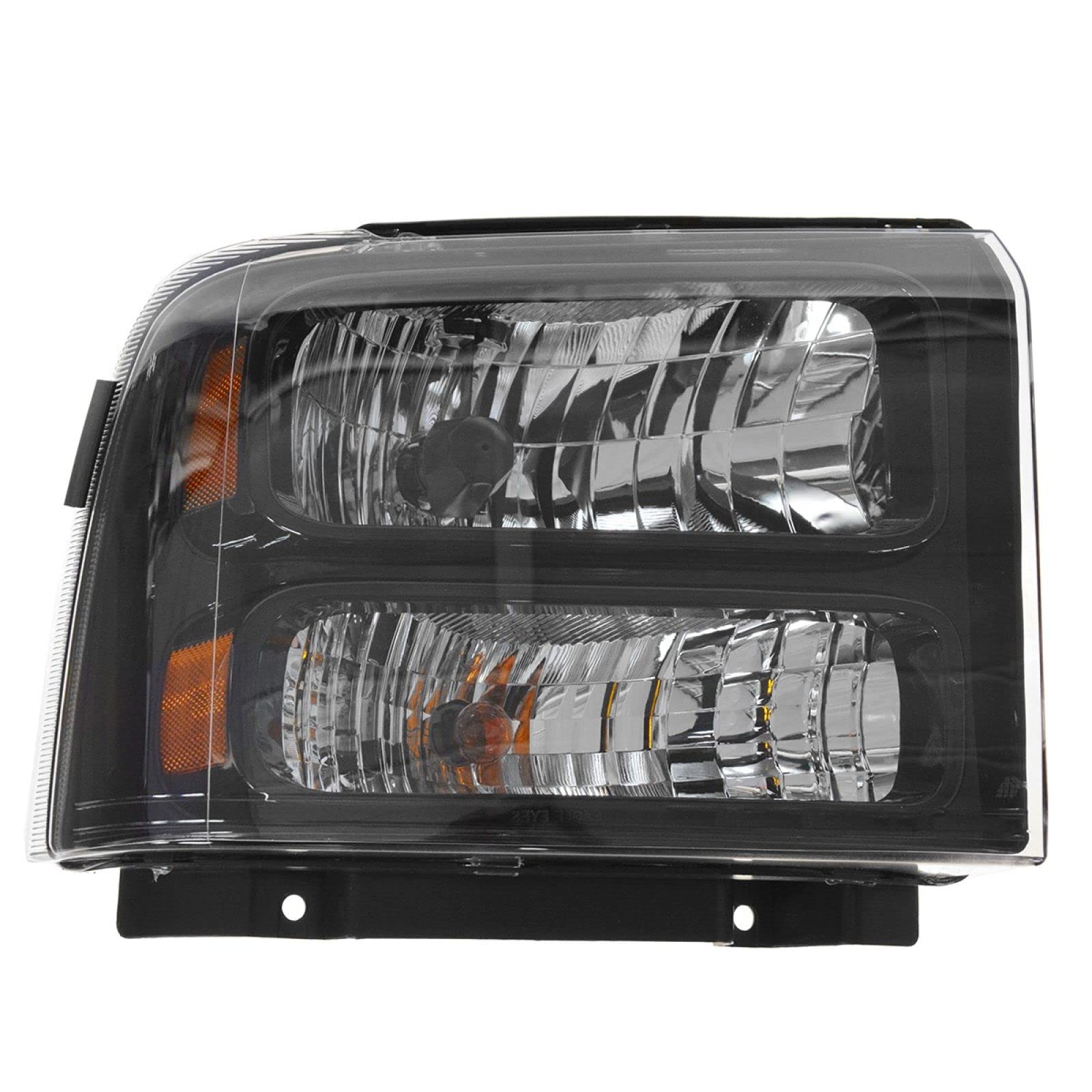 TRQ Passenger Side Headlight Assembly Compatible with 2005-2007 Ford F250 Super Duty F350 Super Duty Harley Davidson FO2503224