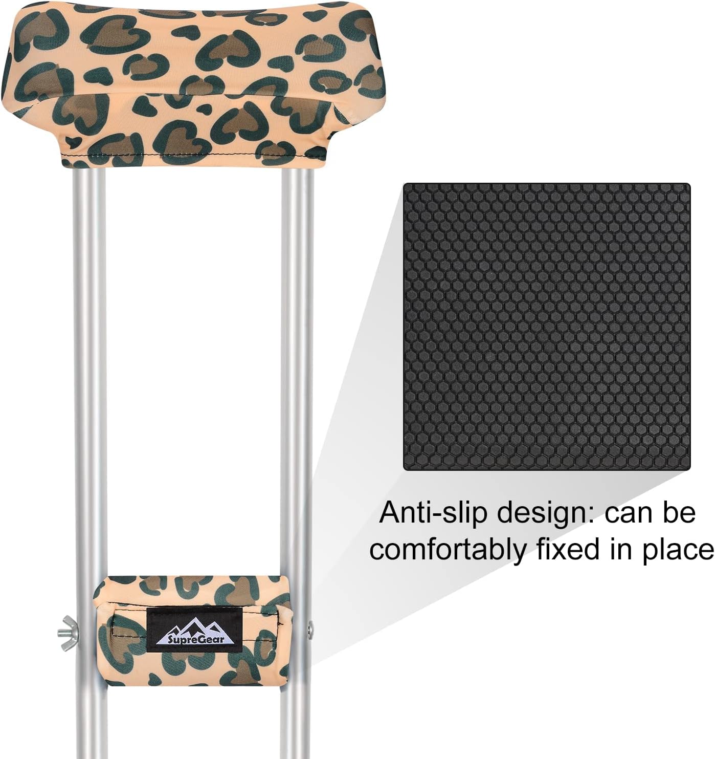 Buy supregear Crutches Pad with Hand Grips (4Pack), Universal Crutch