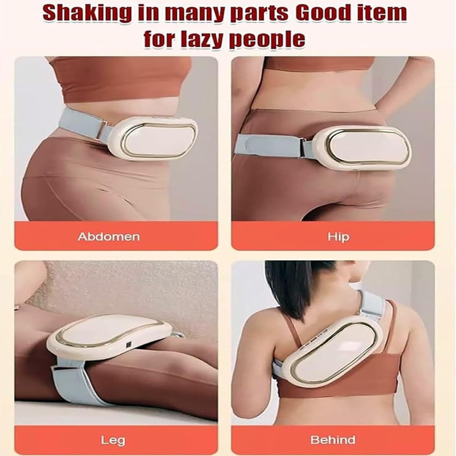 Cinturón adelgazante de masaje, máquina eléctrica inalámbrica para quemar grasa, cinturón adelgazante eléctrico recargable, mejora la circulación sanguínea, masajeador abdominal para el
