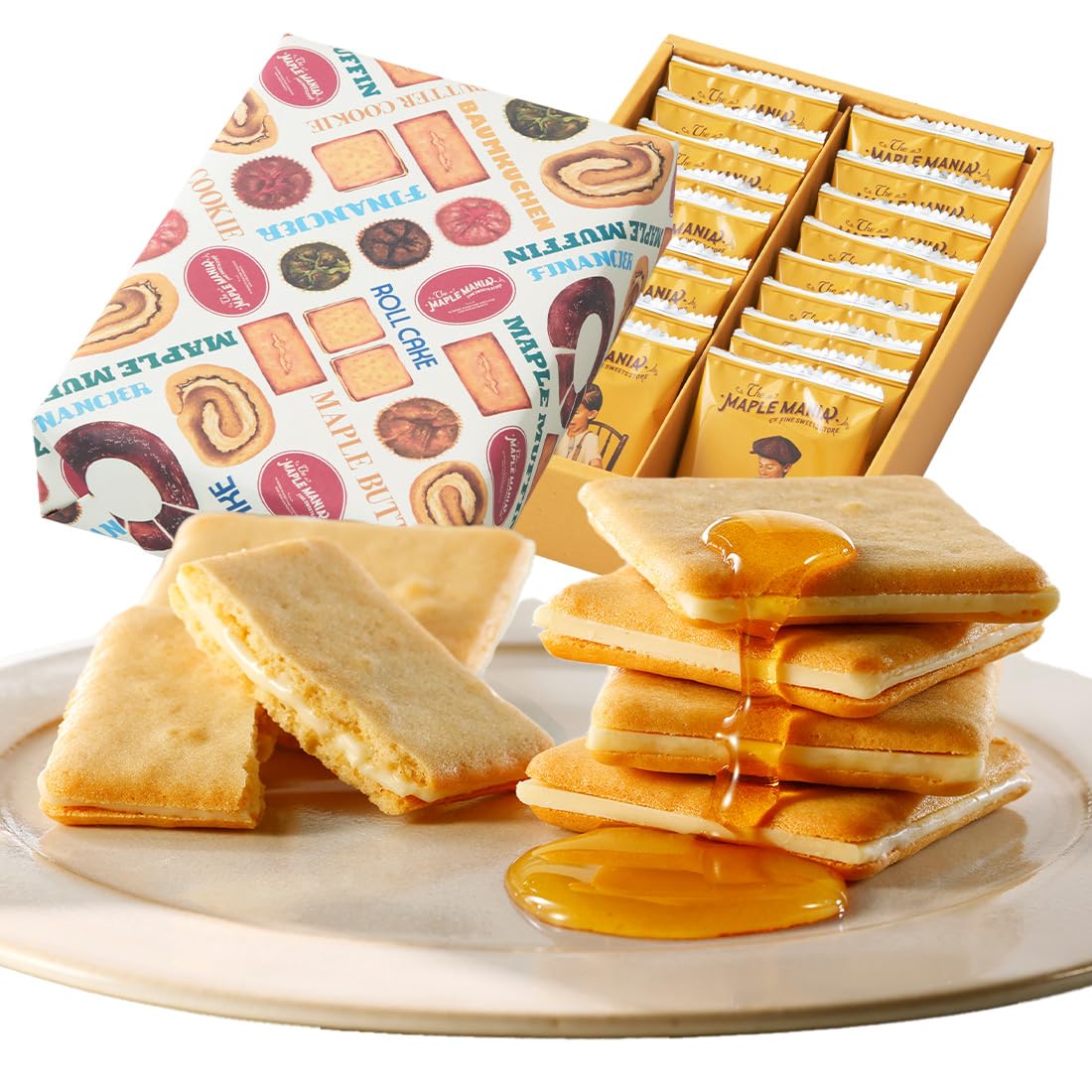 Maple Butter Cookies 18pieces -Japan Import-