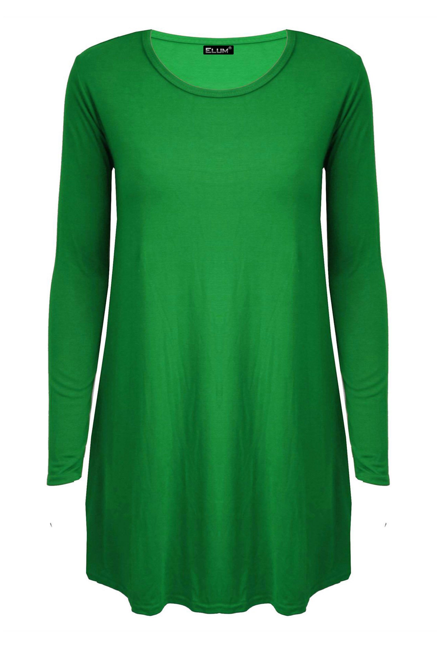 Right Style Women's Jade Green Elum® Plain Dress