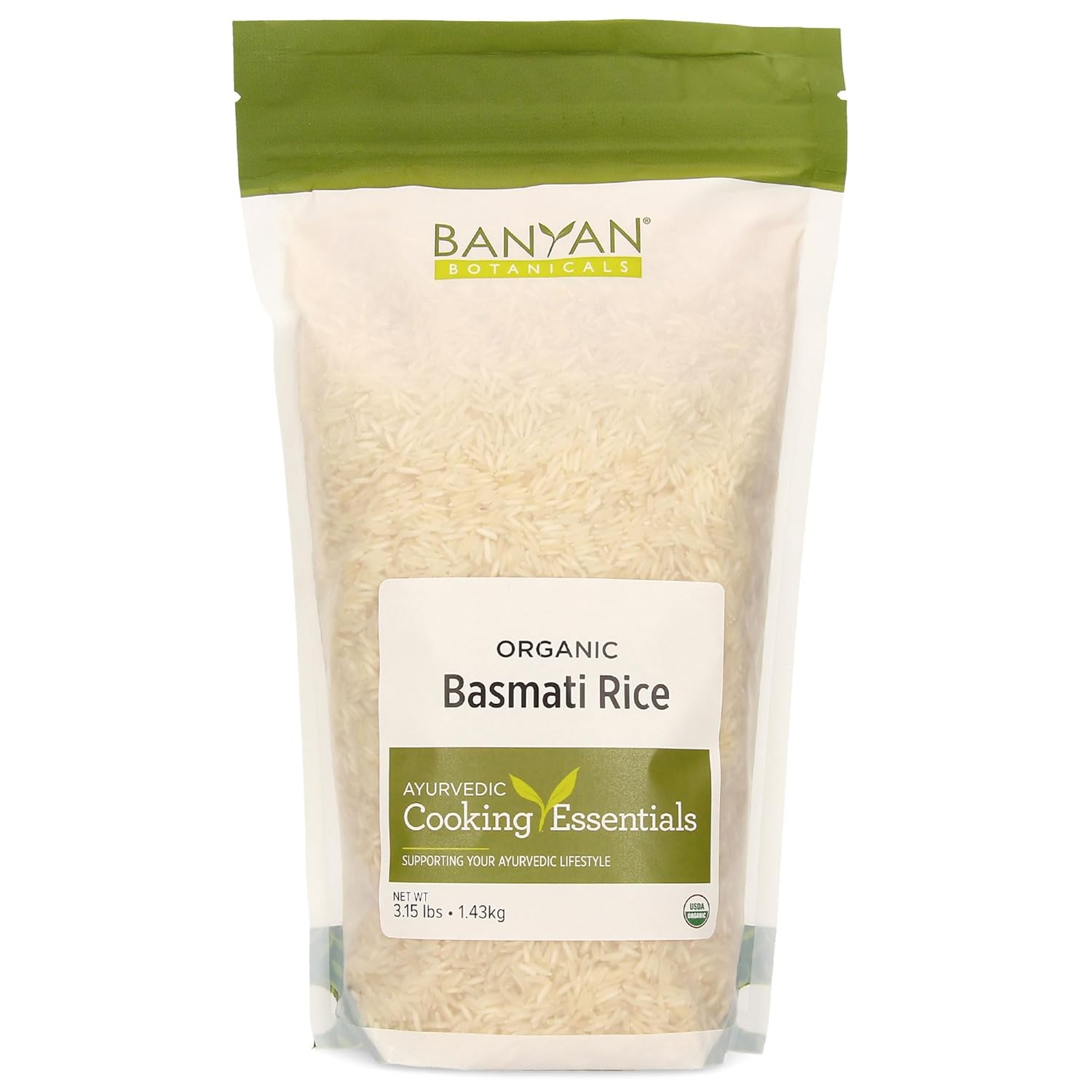 Amazon.com : Banyan Botanicals White Basmati Rice – Organic Traditional ...
