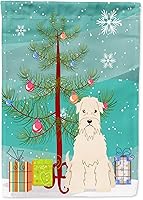 Vista 232 de Caroline's Treasures BB4243GF Bandera de jardín con texto en inglés «Merry Christmas» con texto en inglés «Merry Christmas», bandera decorativa