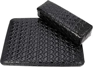 Beaupretty almofada de almofada para descanso de mão de arte para unhas, almofada de couro de poliuretano, almofada de almofada de pulso para manicure e descanso de pulso para salão de arte de unhas