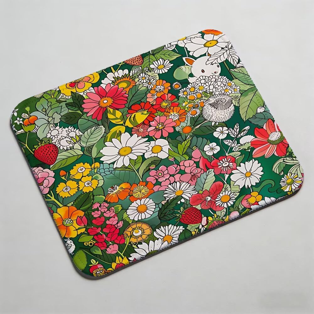 Podkładka pod mysz 320x260x3mm, wodoodporna podkładka pod mysz z antypoślizgową gumową podstawą i przeszytymi krawędziami, przenośna podkładka pod mysz, nowoczesny design, podkładka pod mysz do