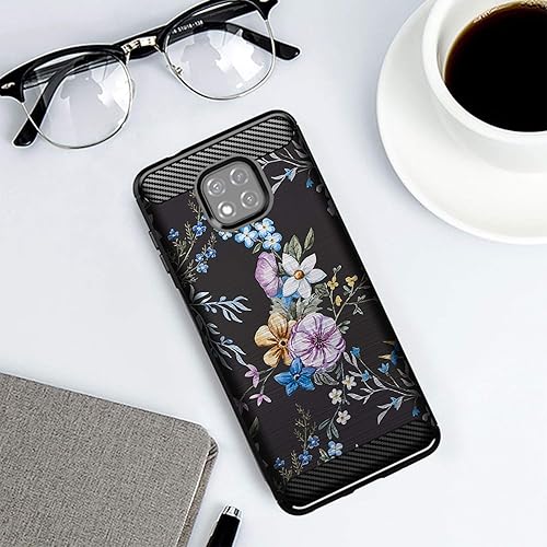 Miniatura 3 de CasesOnDeck - Funda compatible con Motorola Moto G Power (2021) Moto G Power 2021 - Carcasa de poliuretano termoplástico suave con textura de fibra