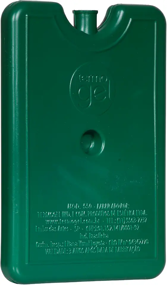 Termogel, Gelo-X Rígido, 1281, Gelo Rígido Reutilizável, Médio, Verde